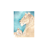 Lionness and cub / 20 x30 cm / Aquarelle 190 gr.