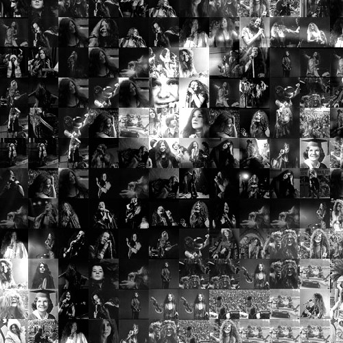 Zoom mosaique Janis Joplin