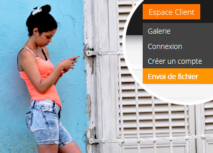 Envoi de fichier pour faire un  tirage d'art