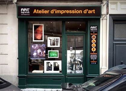 Atelier d'impression d'art à Paris